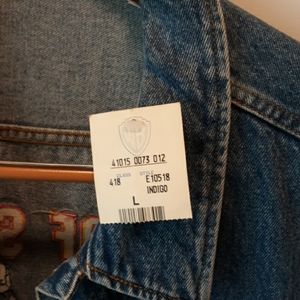 Denim vest with Superman logo